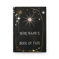 Personalized Book of Fate Journal — Celestial Tarot Hardcover Spell Book