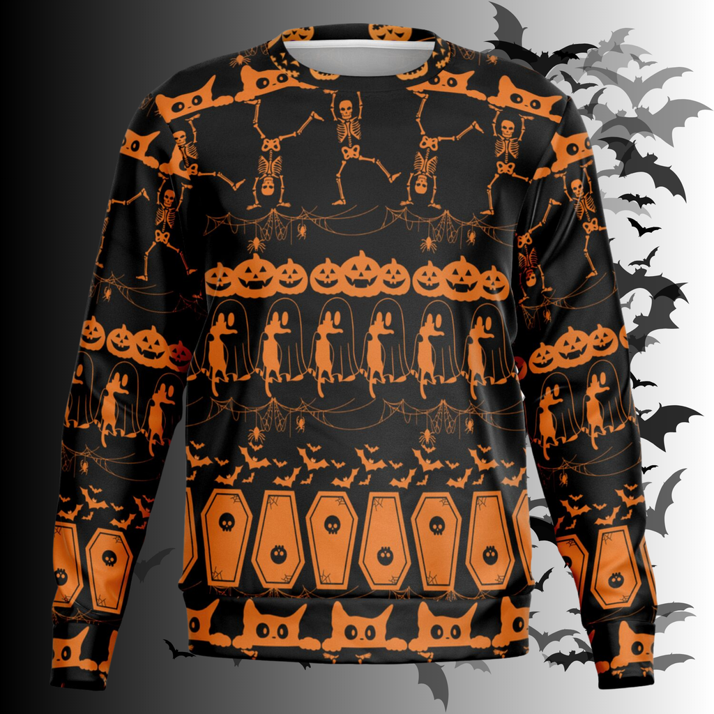 Ugly Halloween All Over Print Sweater