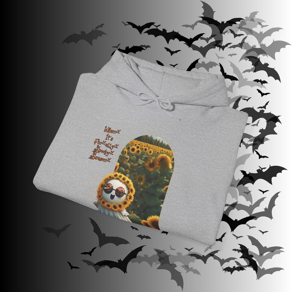 Summerween Ghost Hoodie — When It's Finally Spooky Season Pullover