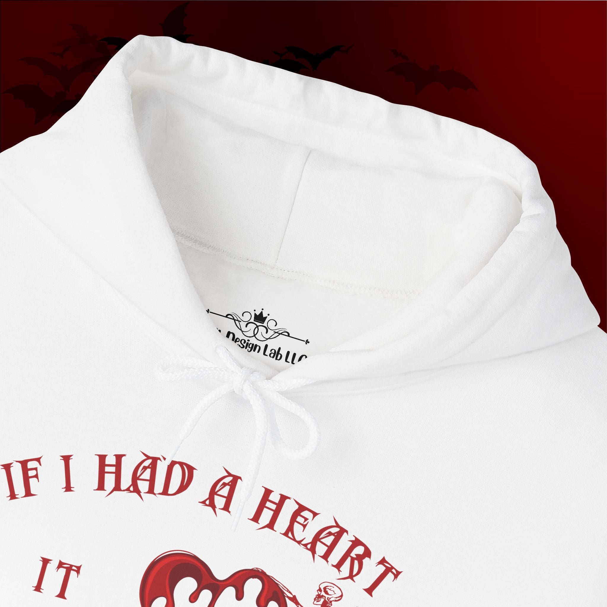 If I Had a Heart It Would Be Yours Hoodie — Gothic Valentine's Day Pullover
