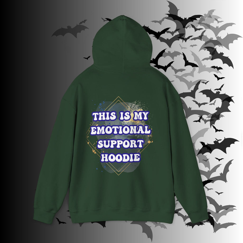 This Is My Emotional Support Hoodie — Funny Back Print Pullover