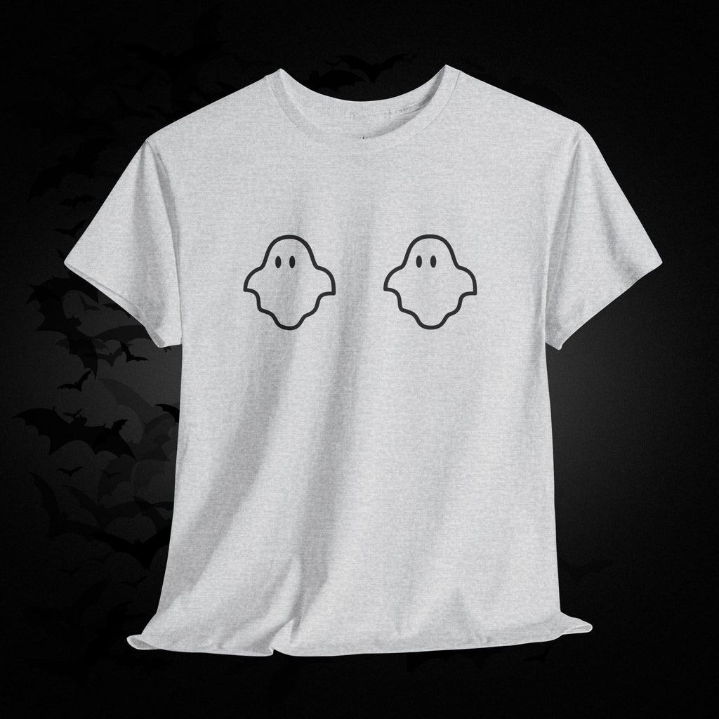 "Boo-bies" Ghost Pun Halloween T-Shirt — Funny Spooky Season Tee