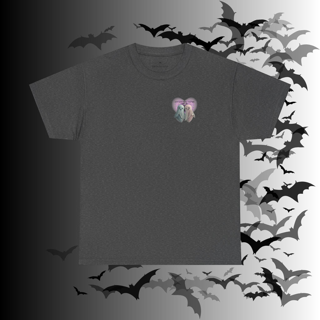 "Let's Haunt People Together Forever" Ghost Couples T-Shirt — Matching Halloween Tee