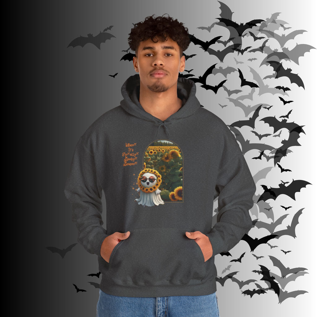Summerween Ghost Hoodie — When It's Finally Spooky Season Pullover