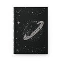 Celestial Galaxy Cat Journal — Dark Witchy Hardcover Spell Book