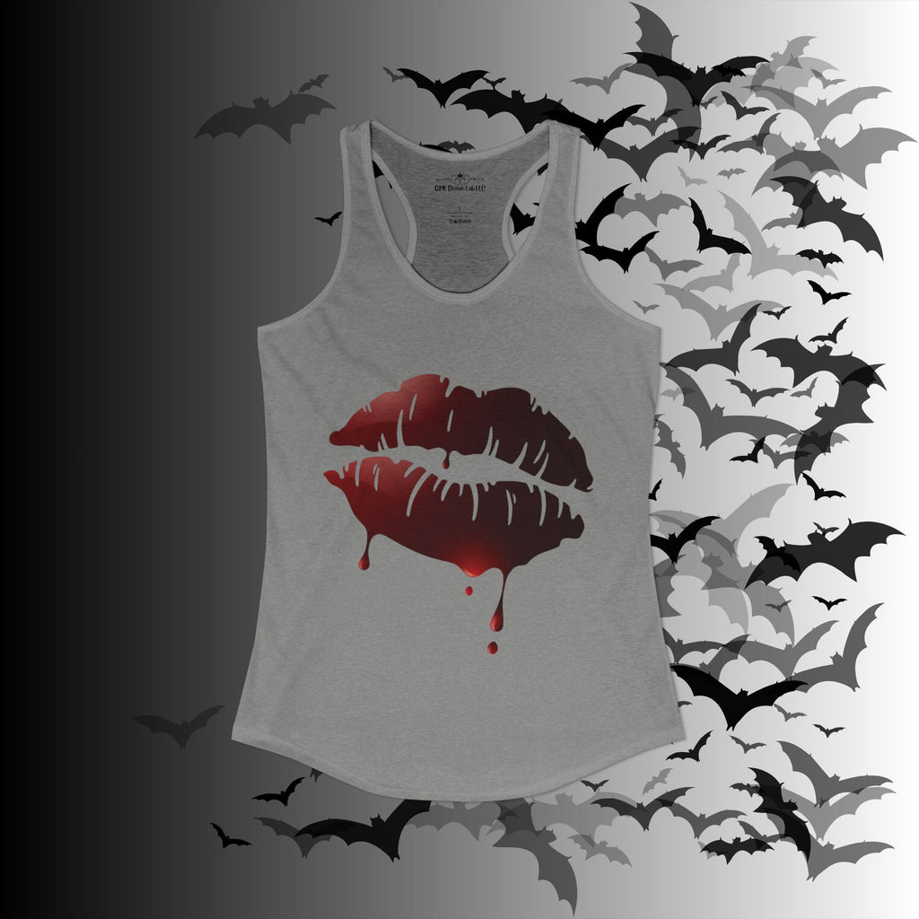 Goth Bloody Kiss Tank Top