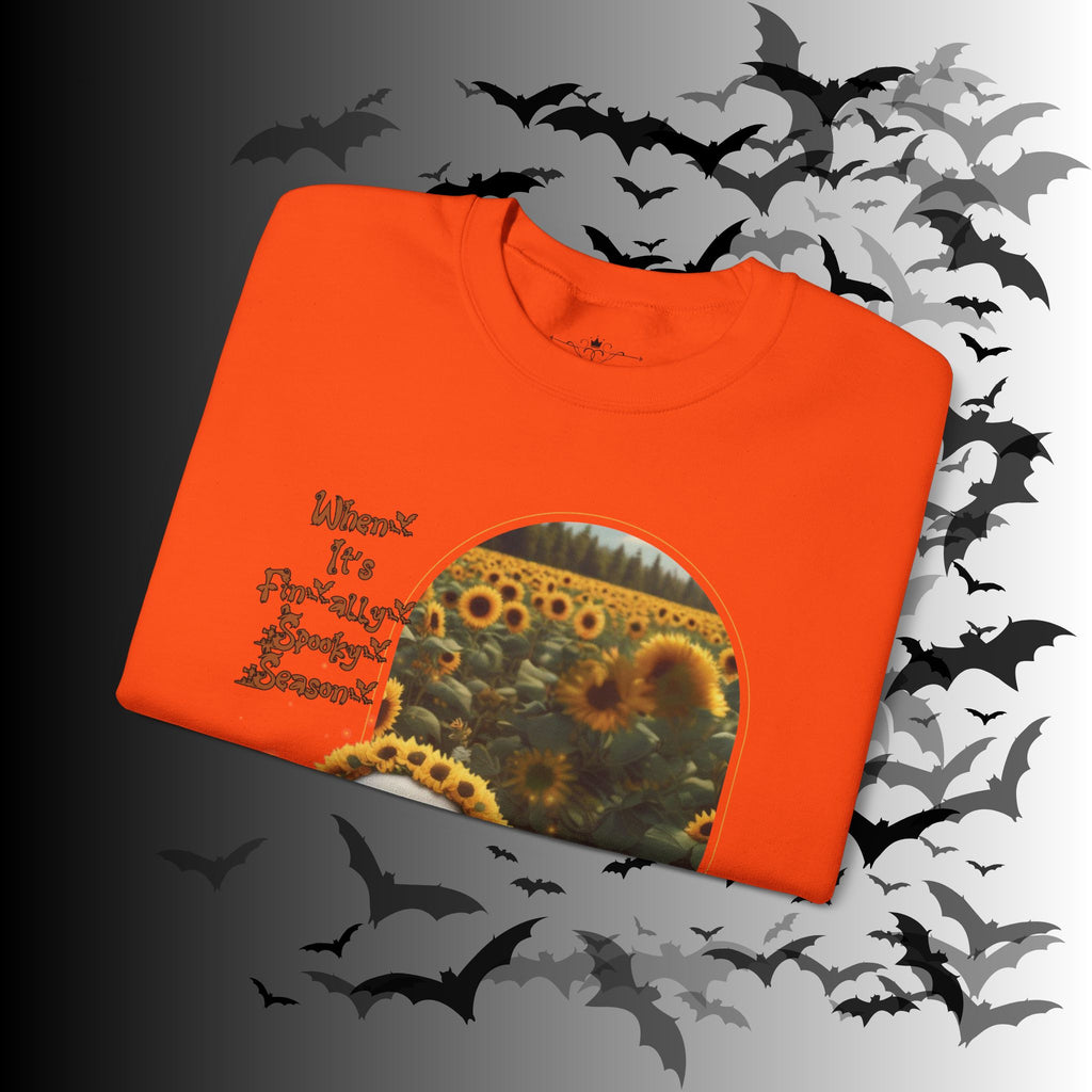 Summerween Ghost Crewneck Sweatshirt — When It's Finally Spooky Season