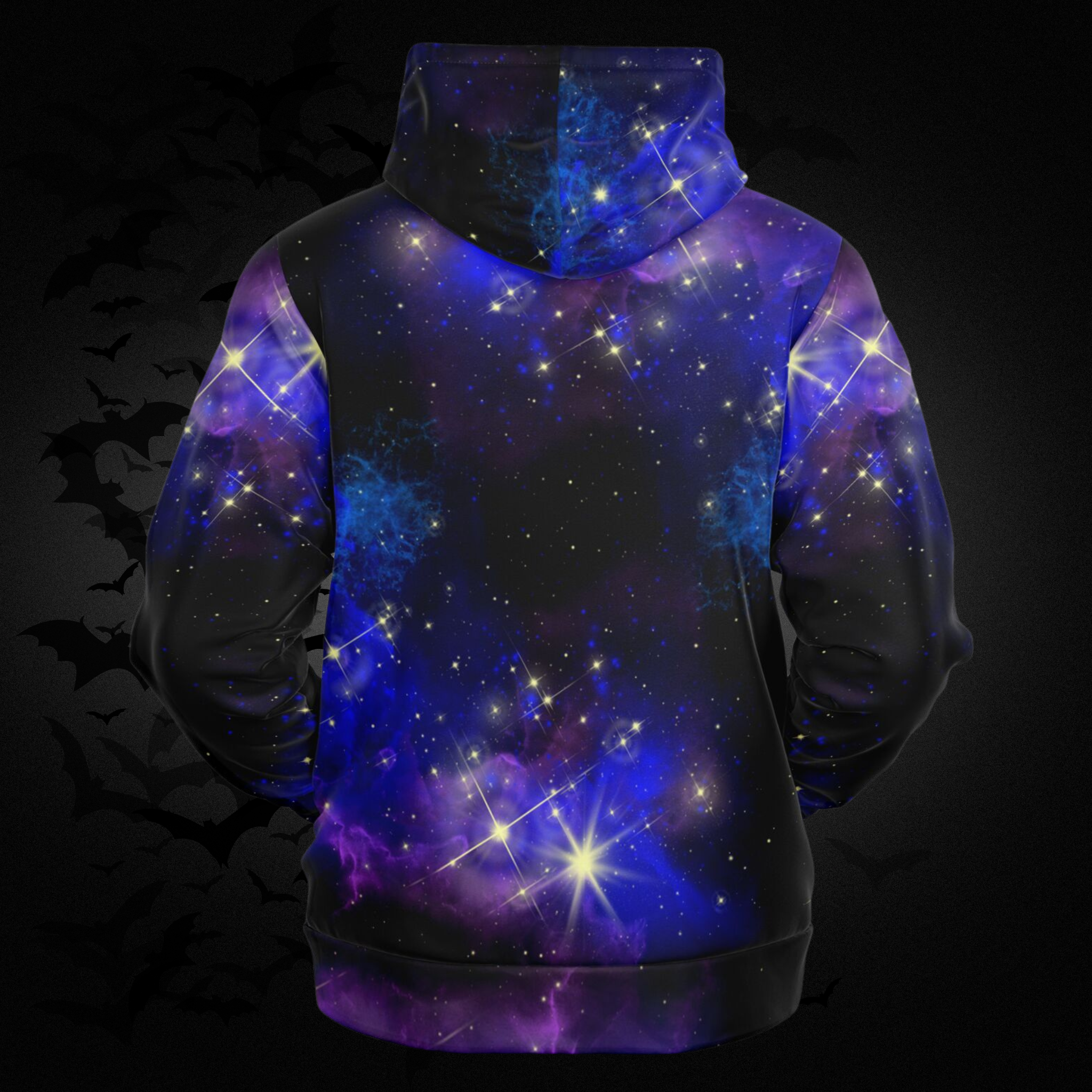 Galaxy Starfield All Over Print Zip Hoodie