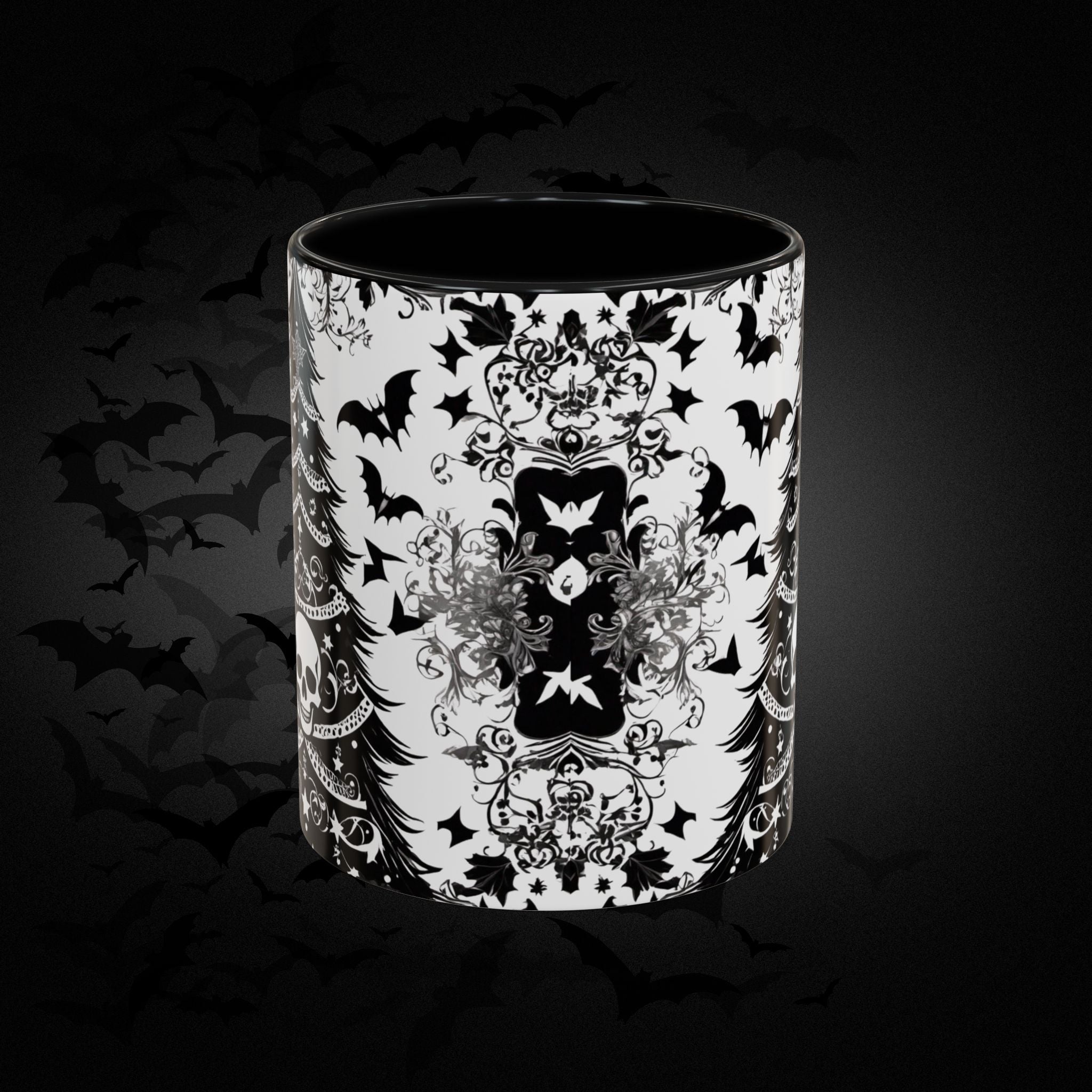 Merry Creepmas Gothic Coffee Mug – Spooky Christmas Gift