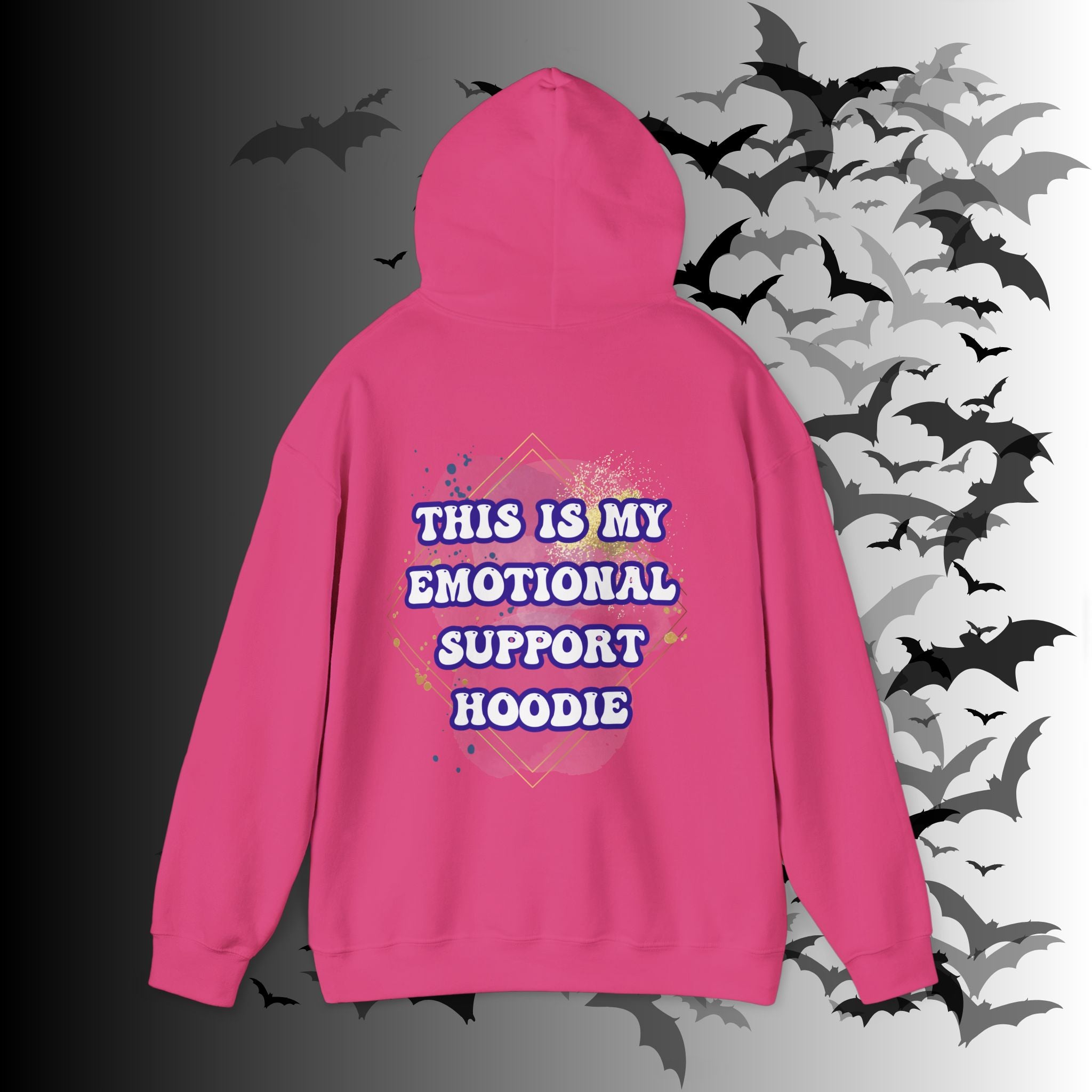 This Is My Emotional Support Hoodie — Funny Back Print Pullover