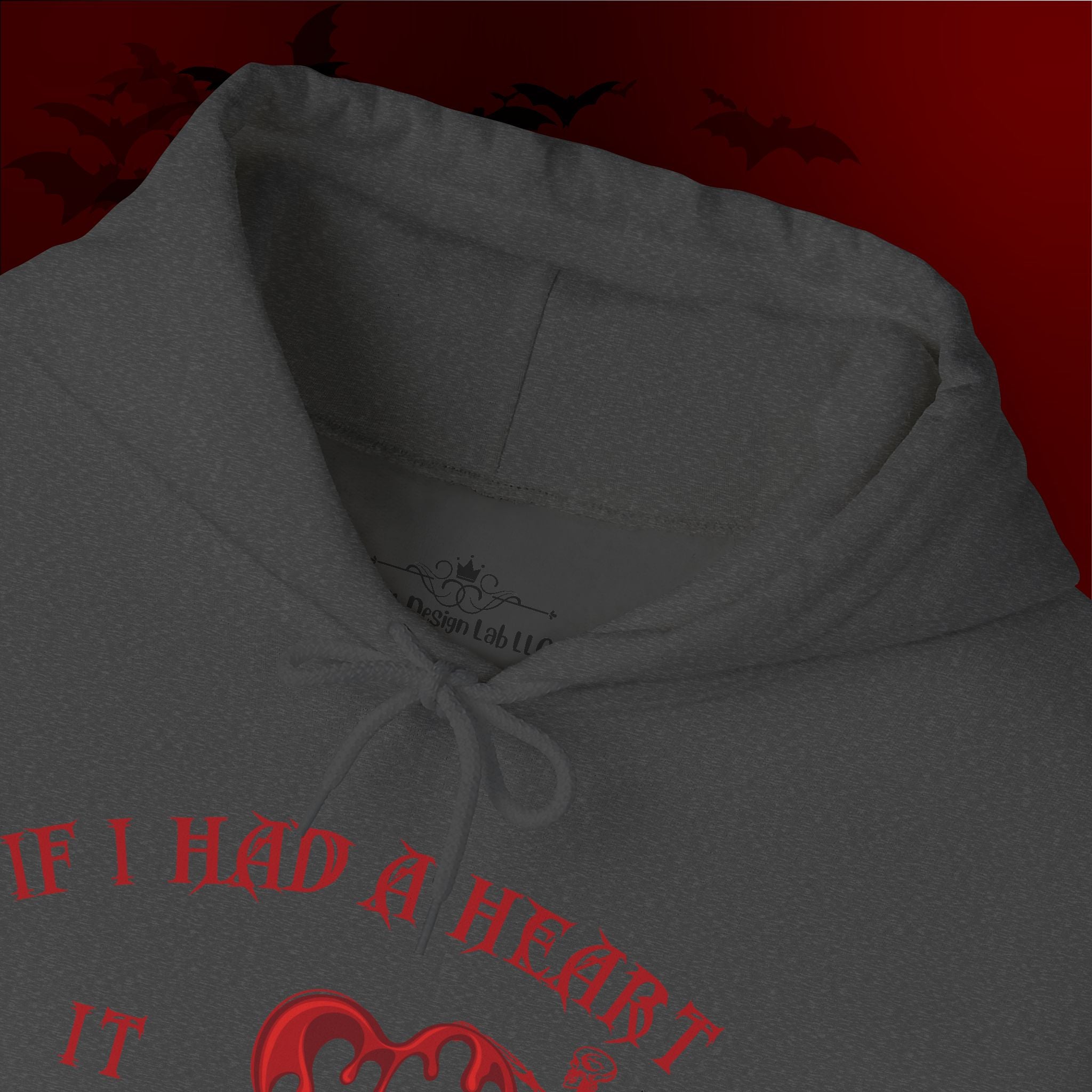 If I Had a Heart It Would Be Yours Hoodie — Gothic Valentine's Day Pullover