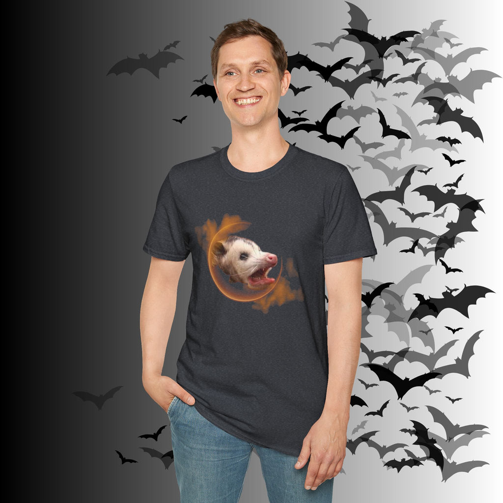 Gothic Screaming Possum T-Shirt — Edgy Humor Tee