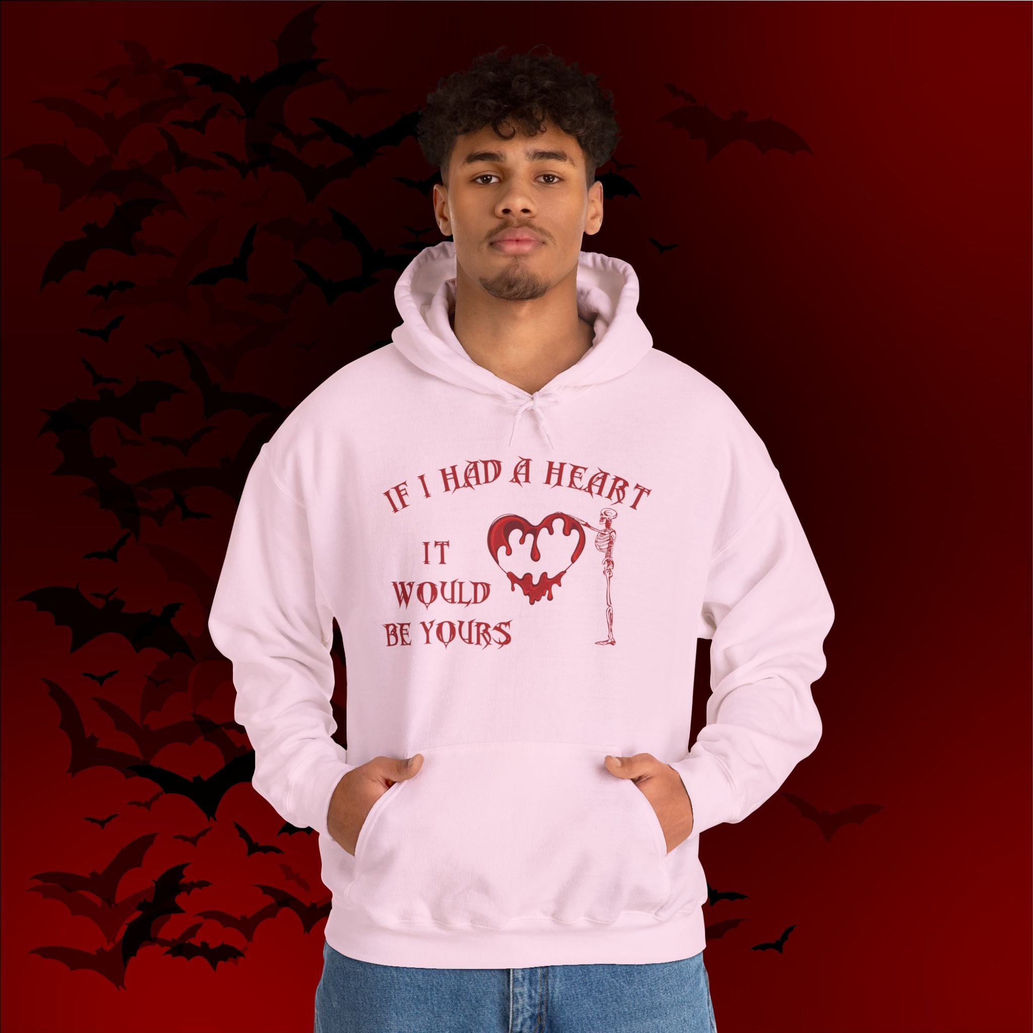 If I Had a Heart It Would Be Yours Hoodie — Gothic Valentine's Day Pullover