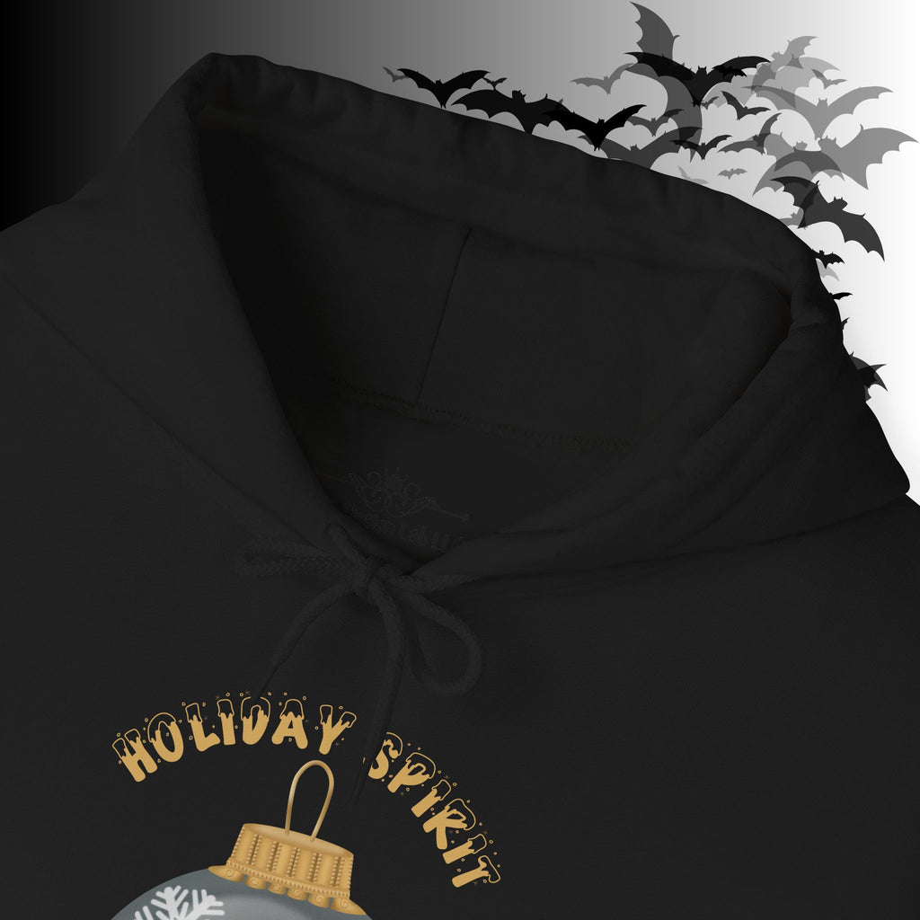 Holiday Spirit Hoodie — Ghost Christmas Ornament Gothmas Pullover