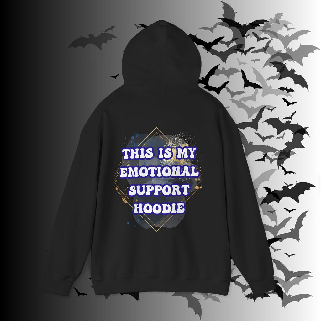 This Is My Emotional Support Hoodie — Funny Back Print Pullover