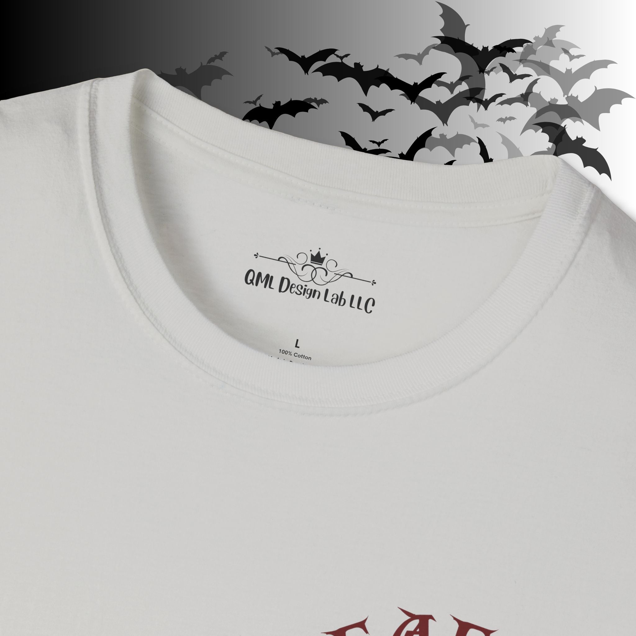 "FAFO" I Identify As A Threat T-Shirt — Gothic Humor Front & Back Print