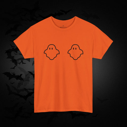 "Boo-bies" Ghost Pun Halloween T-Shirt — Funny Spooky Season Tee