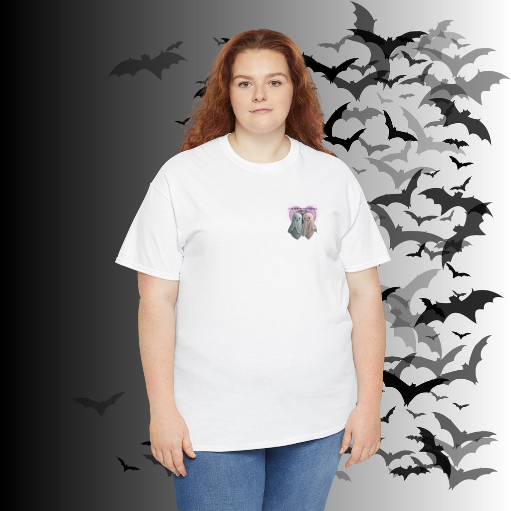 "Let's Haunt People Together Forever" Ghost Couples T-Shirt — Matching Halloween Tee