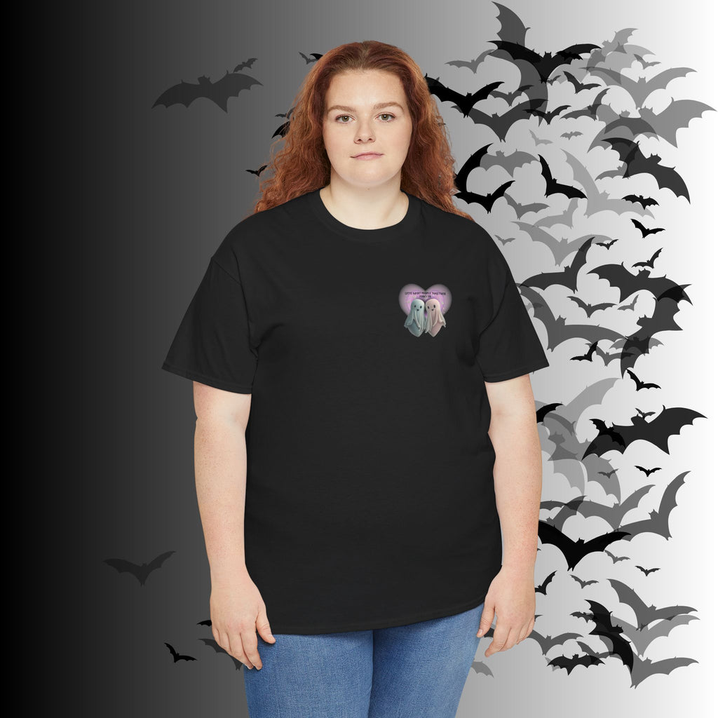 "Let's Haunt People Together Forever" Ghost Couples T-Shirt — Matching Halloween Tee