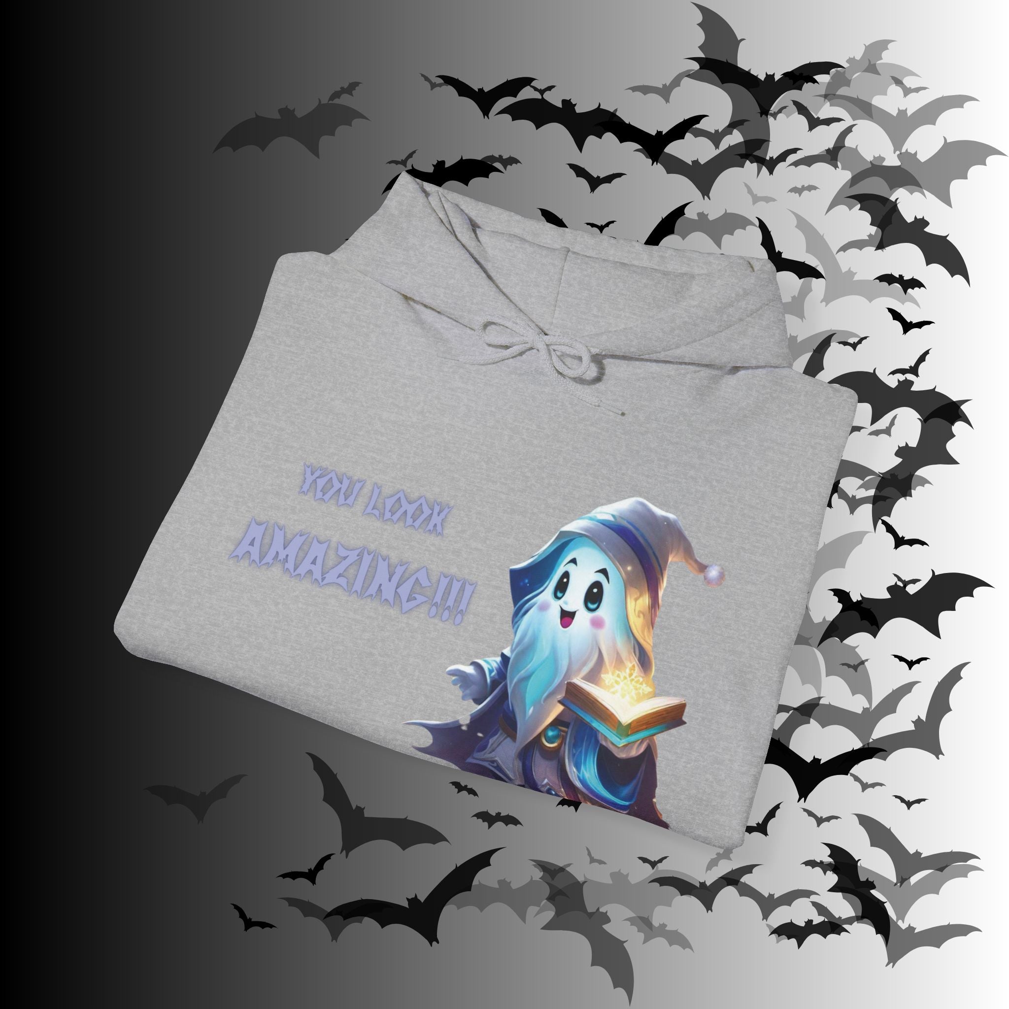 You Look Amazing Wizard Ghost Hoodie — Kawaii Witchy Pullover