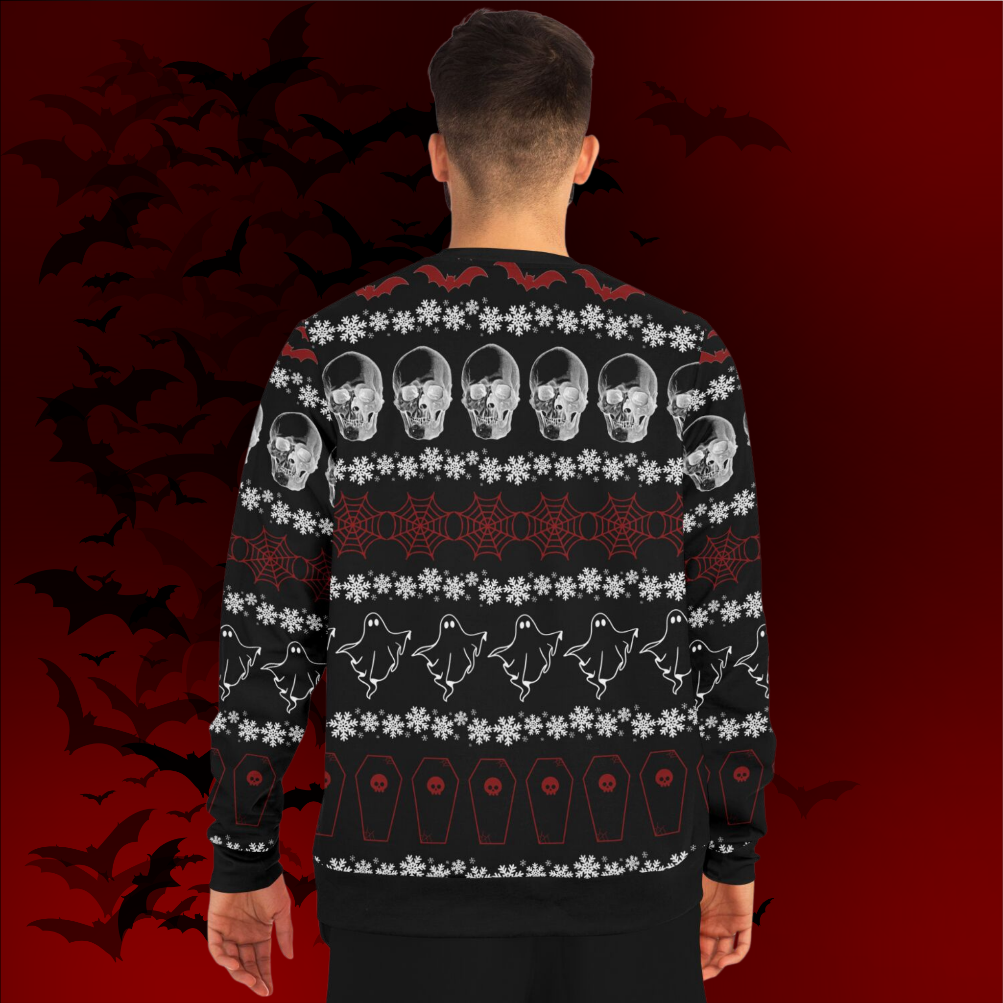 Creepmas Ugly Christmas All Over Print Sweater