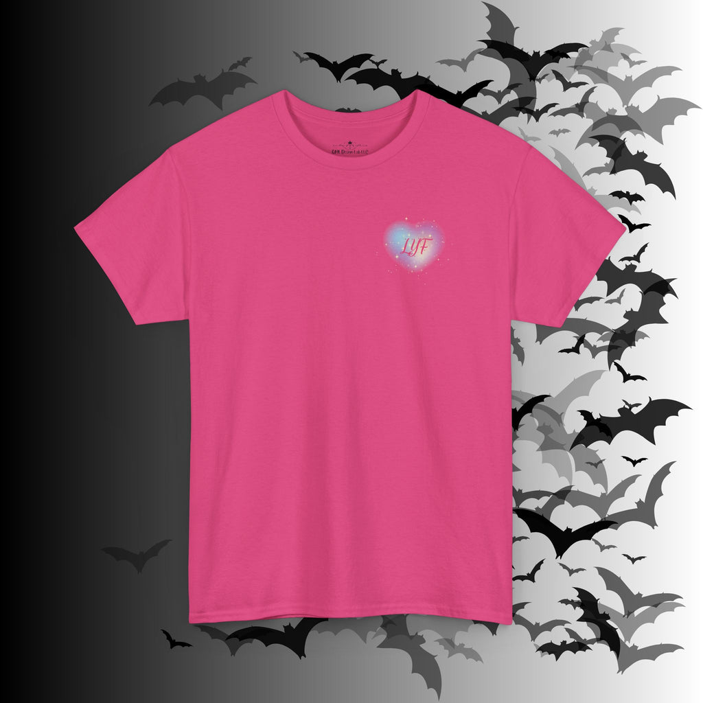 "Love You Forever" Gothic Skeleton Couples T-Shirt — Goth Valentine's Day Matching Tee