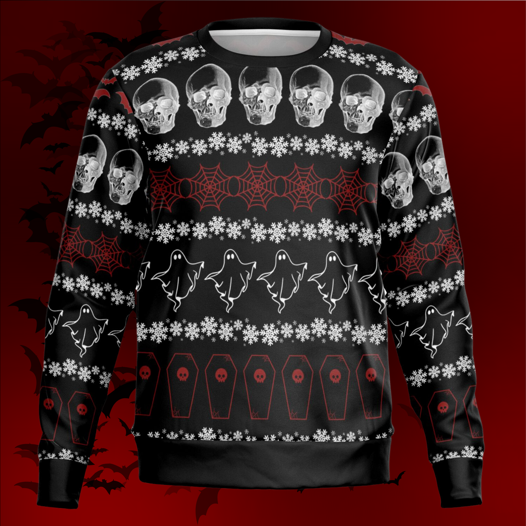 Creepmas Ugly Christmas All Over Print Sweater