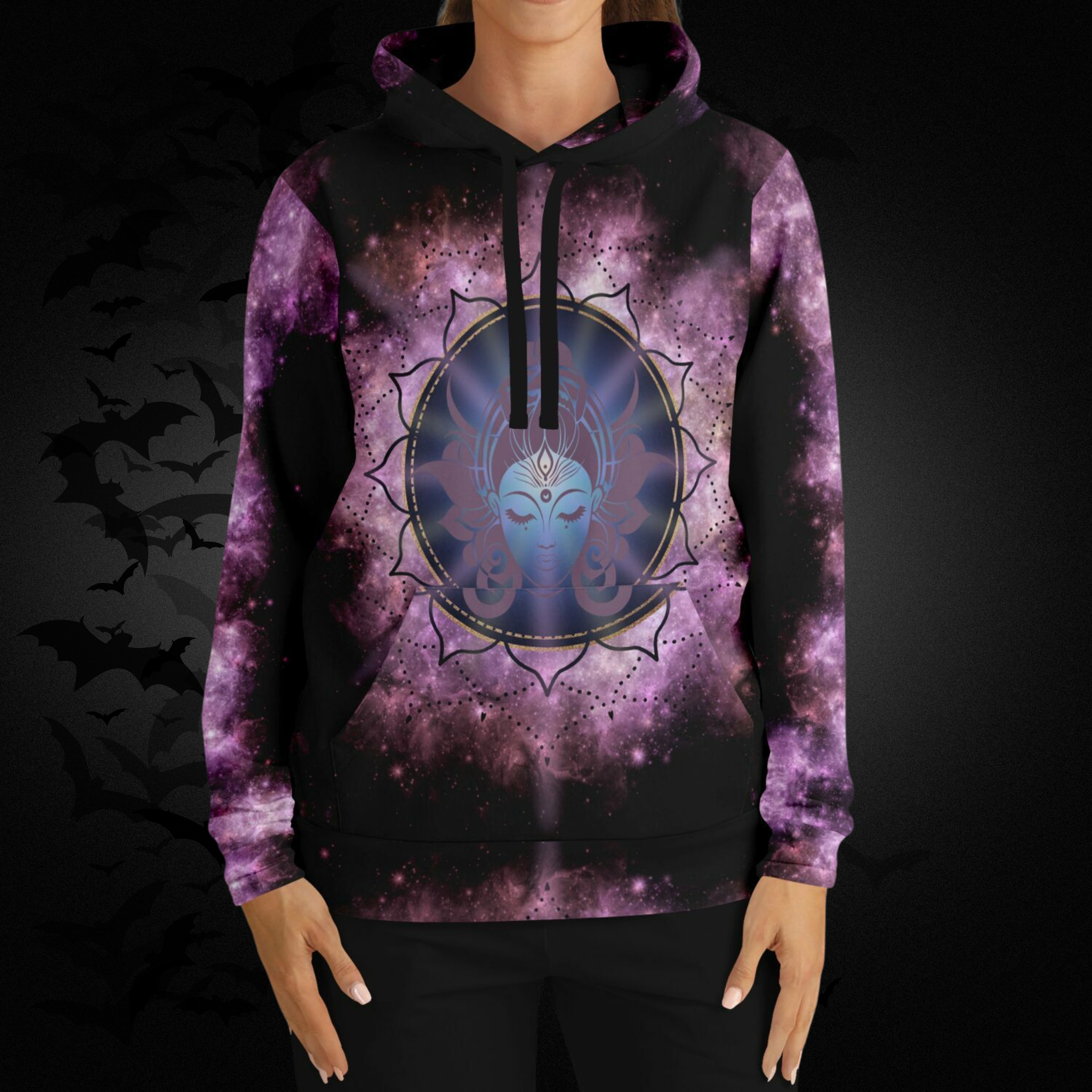 Cosmic Goddess All Over Print Hoodie