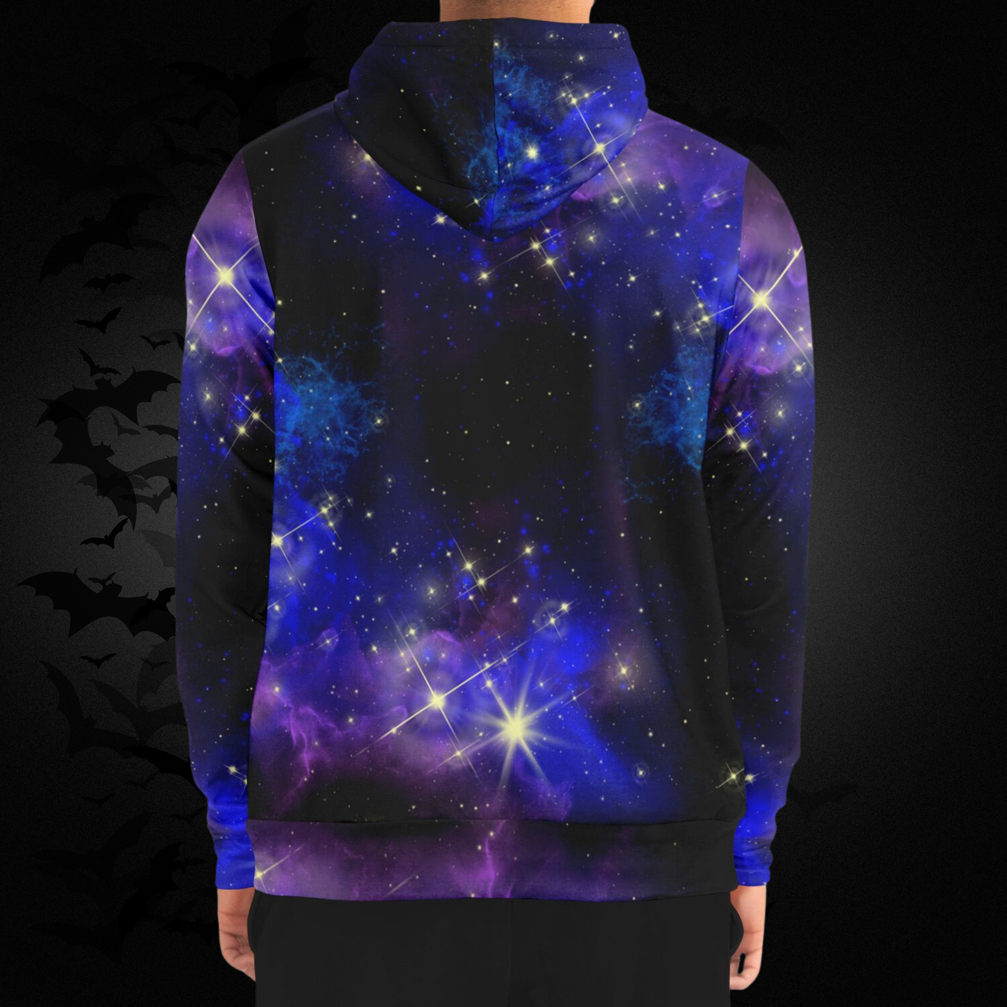 Galaxy Starfield All Over Print Zip Hoodie