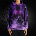 Purple Galaxy All Over Print Hoodie