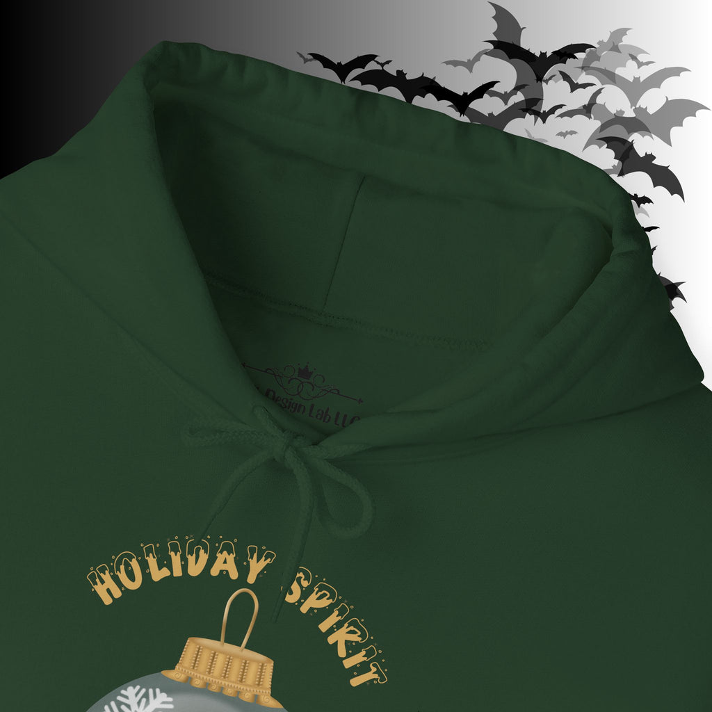 Holiday Spirit Hoodie — Ghost Christmas Ornament Gothmas Pullover