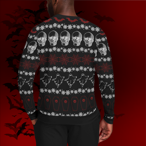 Creepmas Ugly Christmas All Over Print Sweater