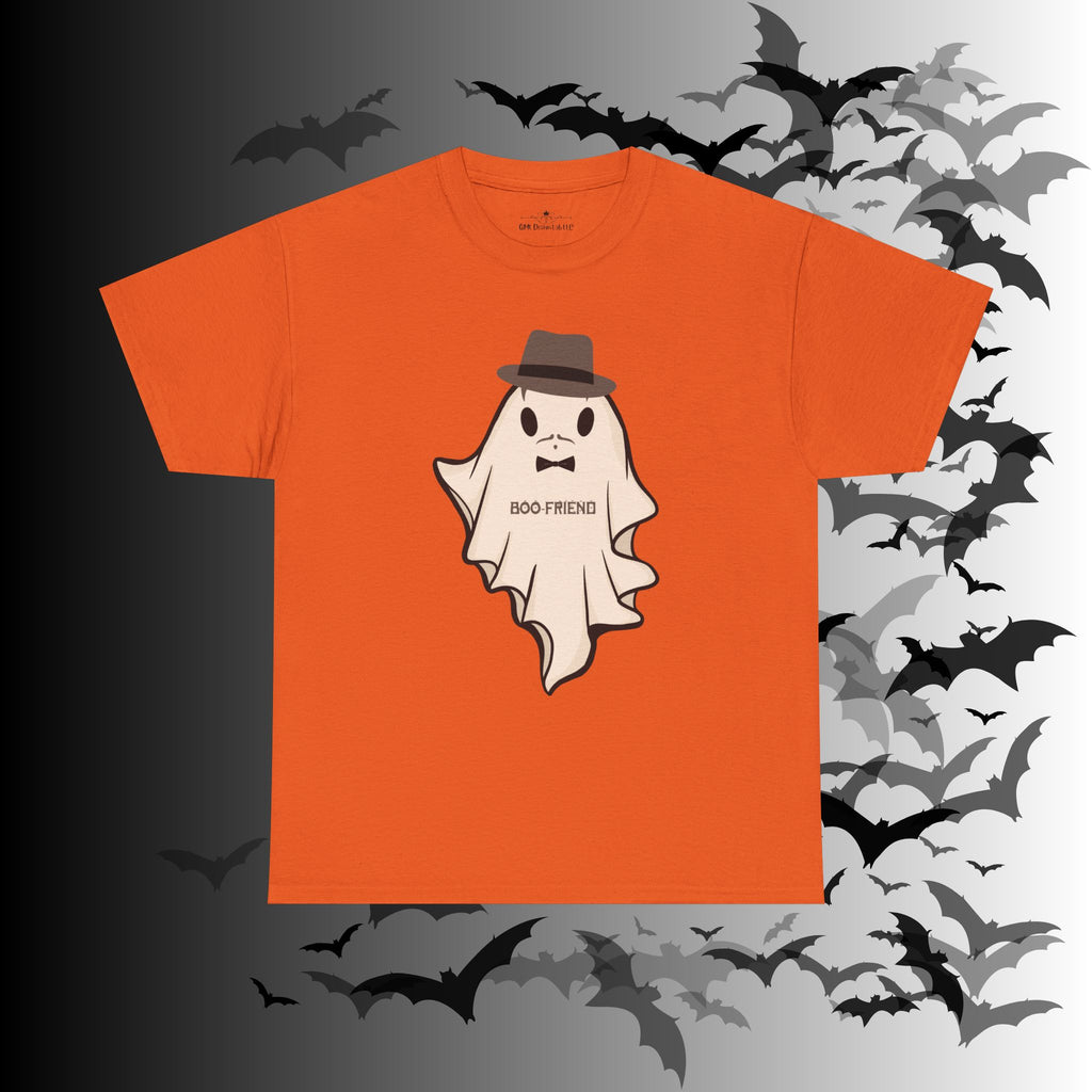 "Ghoul-Friend & Boo-Friend" Matching Ghost Couples T-Shirt — Halloween Matching Tee