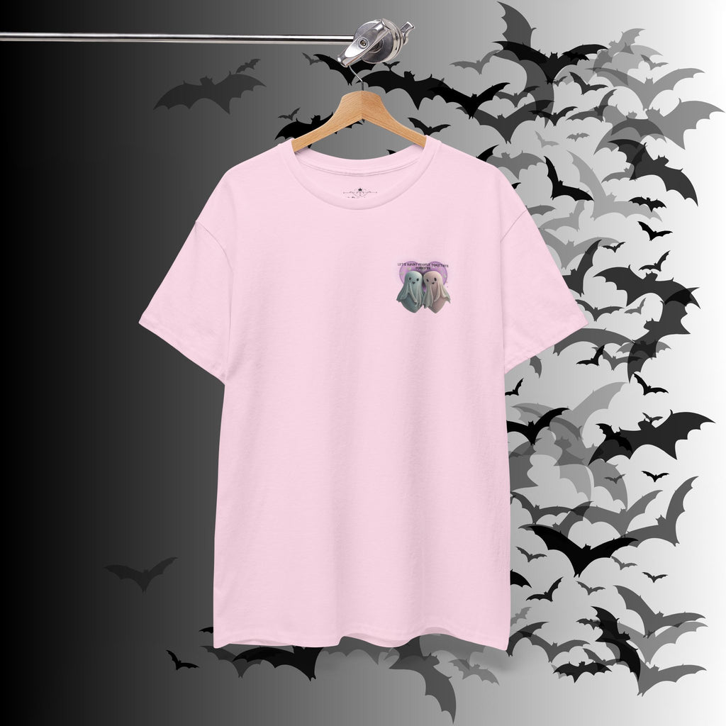 "Let's Haunt People Together Forever" Ghost Couples T-Shirt — Matching Halloween Tee