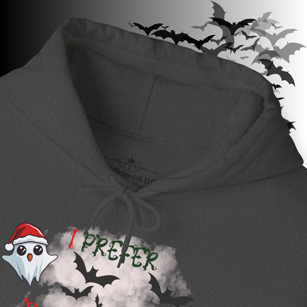 I Prefer Halloween Ghost Hoodie — Kawaii Gothic Christmas