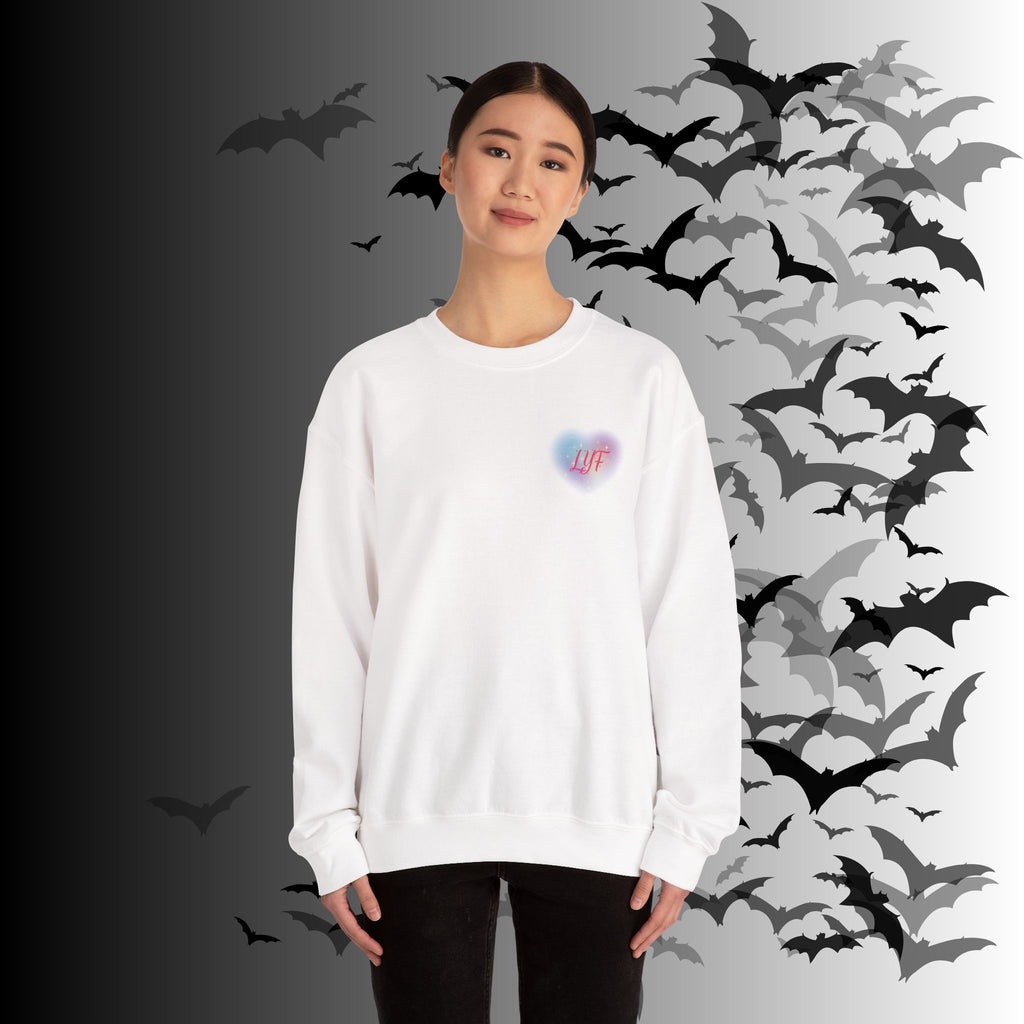 Love You Forever Skeleton Crewneck Sweatshirt — Gothic Valentine's Couples