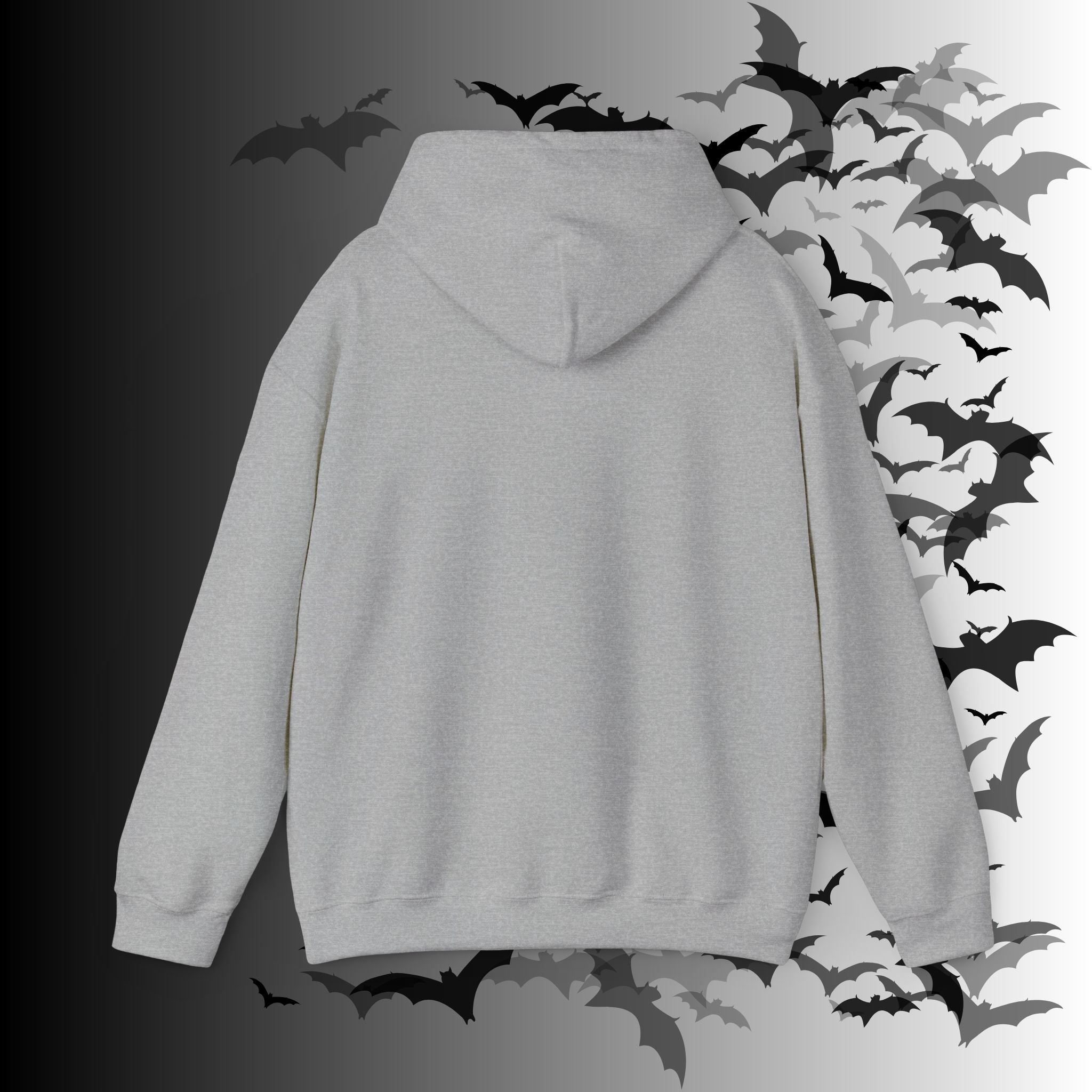 Rock Roll Blegh Hoodie — Skeleton Hands Gothic Music Pullover