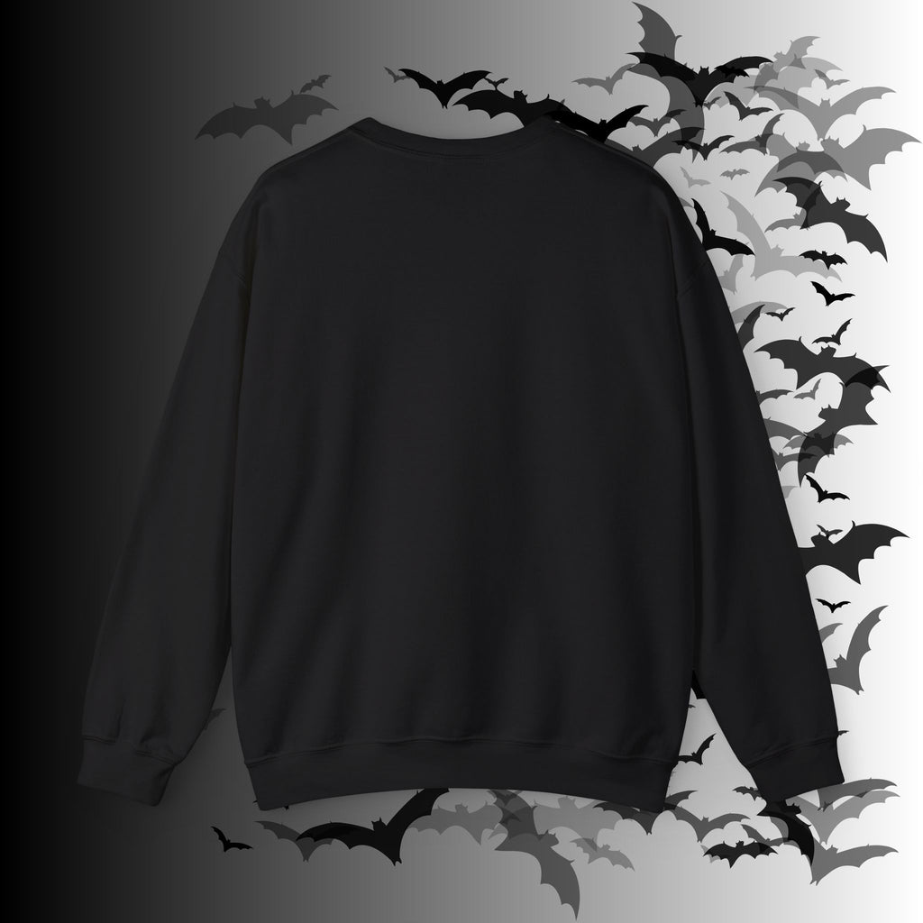 Merry Creepmas Crewneck Sweatshirt — Gothic Christmas Skull Santa