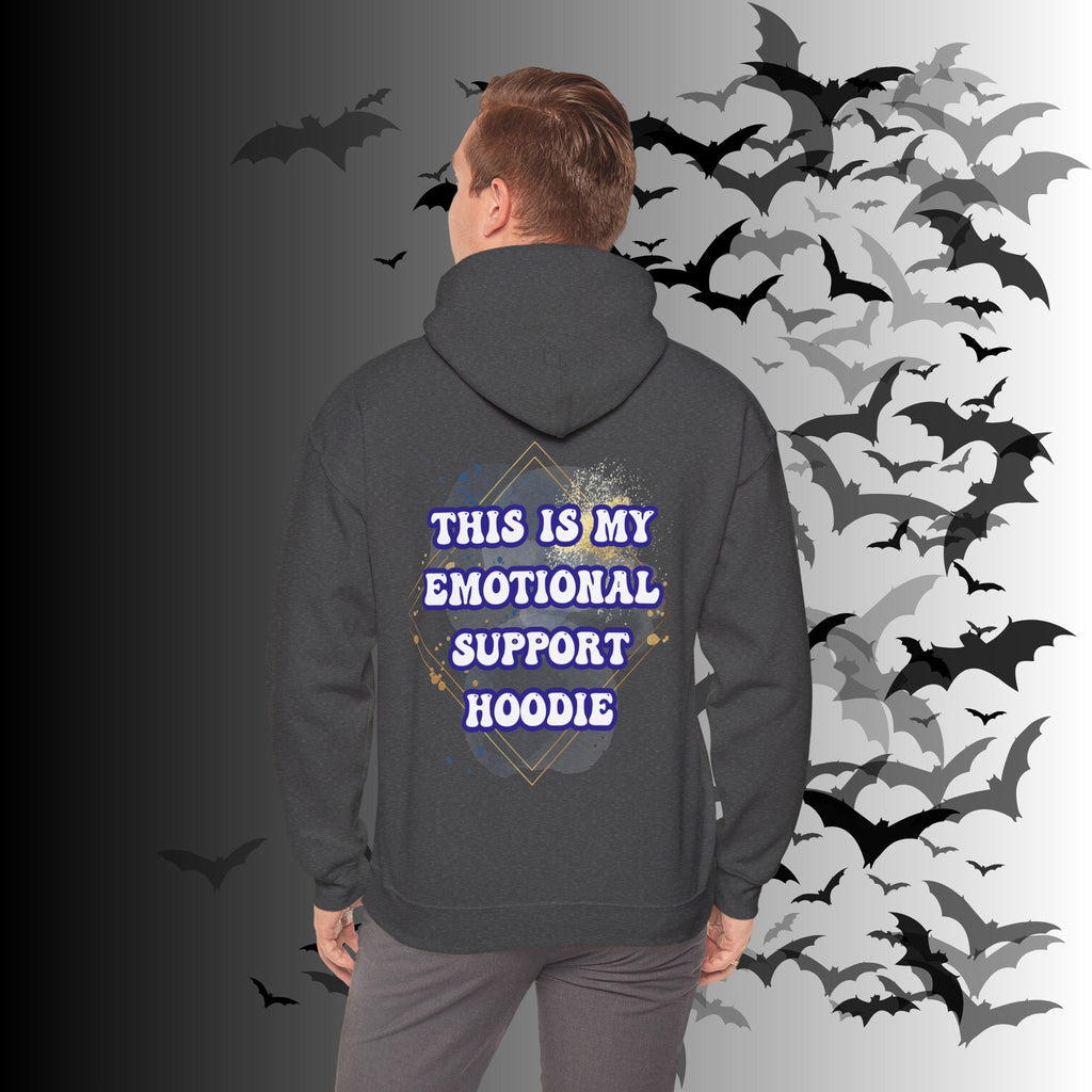 This Is My Emotional Support Hoodie — Funny Back Print Pullover