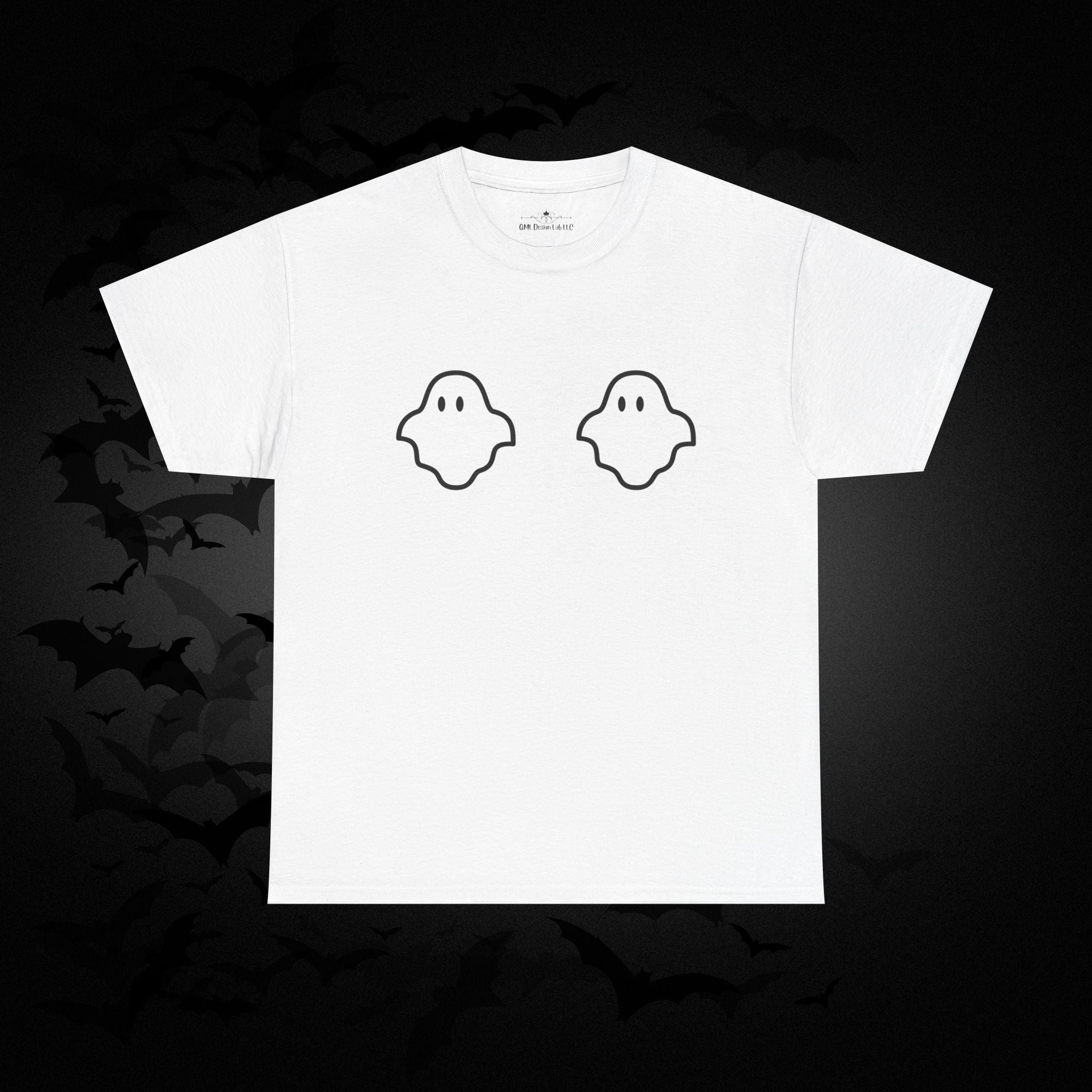"Boo-bies" Ghost Pun Halloween T-Shirt — Funny Spooky Season Tee
