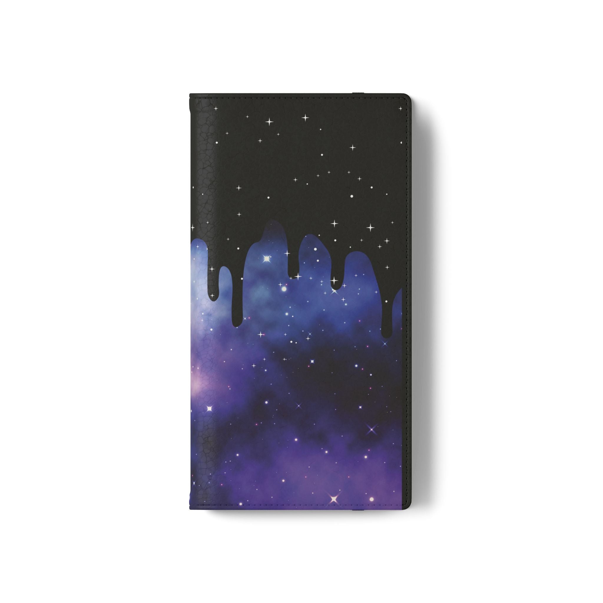 Pastel Goth Drippy Galaxy Flip Wallet Phone Case - Wallet Case for Samsung and iPhone - Gothic Style Wallet Phone Cases