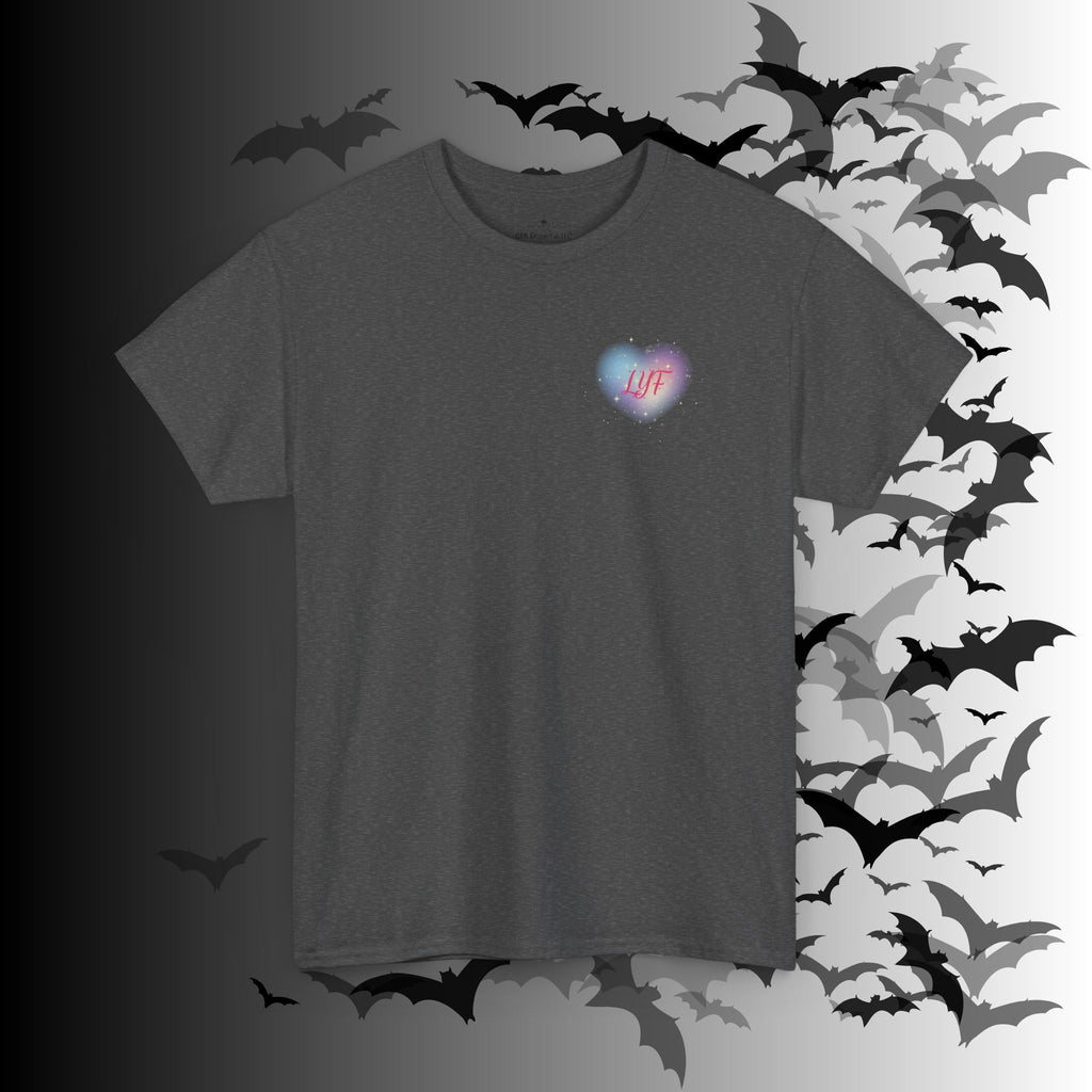 "Love You Forever" Gothic Skeleton Couples T-Shirt — Goth Valentine's Day Matching Tee