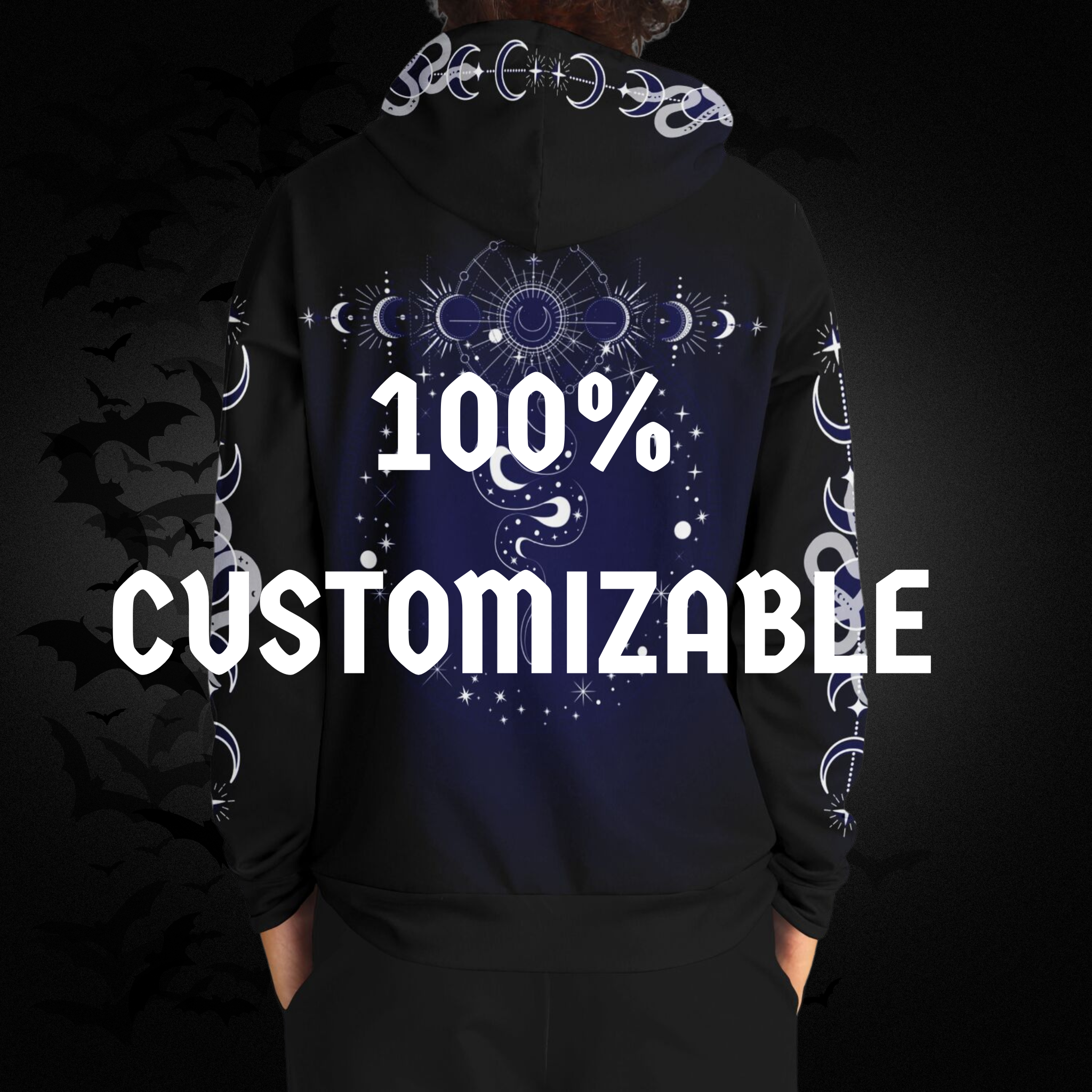 Custom All Over Print Hoodie | Fully Personalized Unisex Pullover