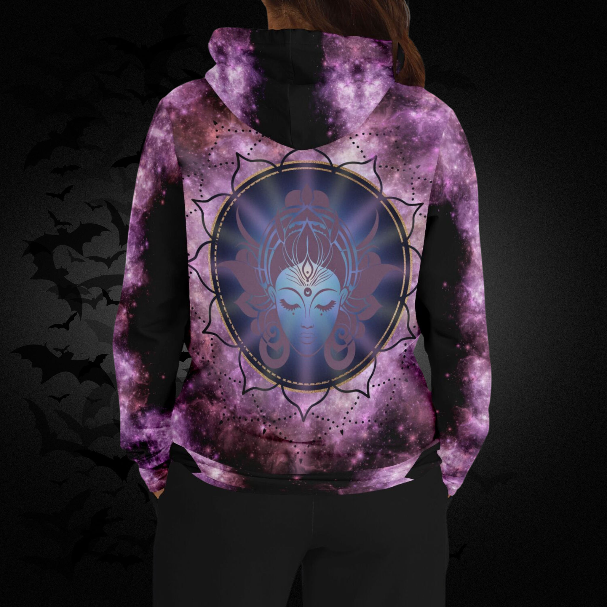 Cosmic Goddess All Over Print Hoodie