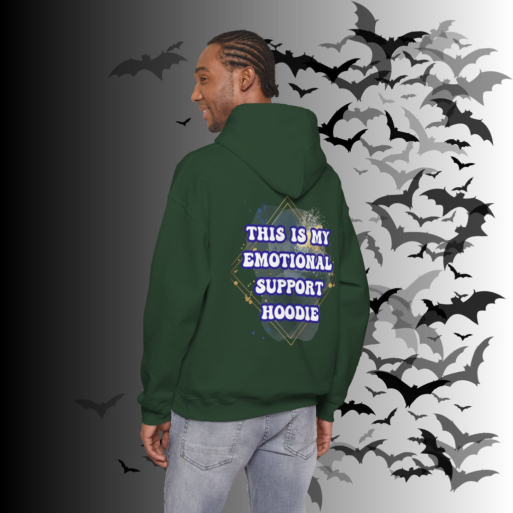 This Is My Emotional Support Hoodie — Funny Back Print Pullover