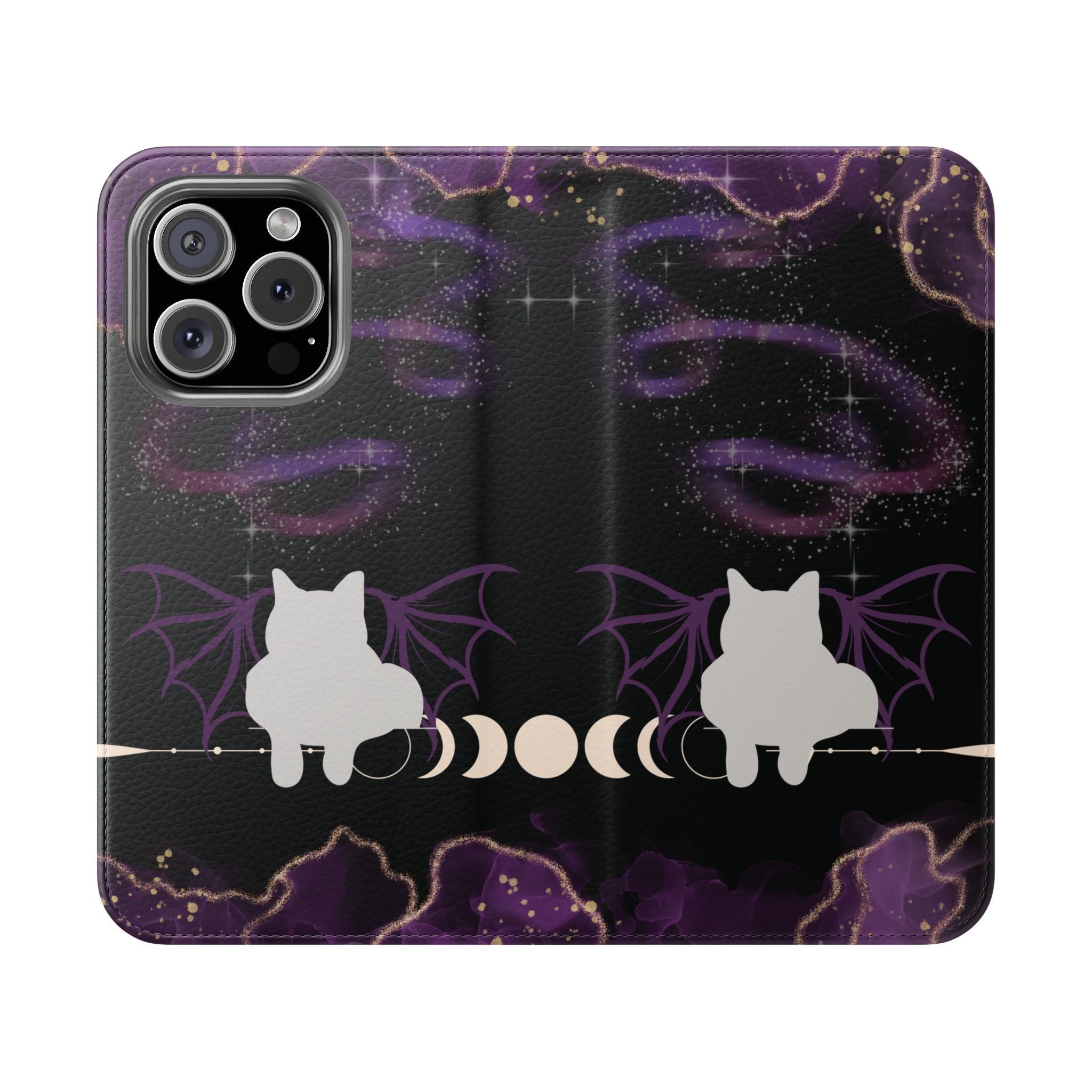 Copy of Goth Botanical Flip Wallet Case for iPhone and Samsung Galaxy Phones