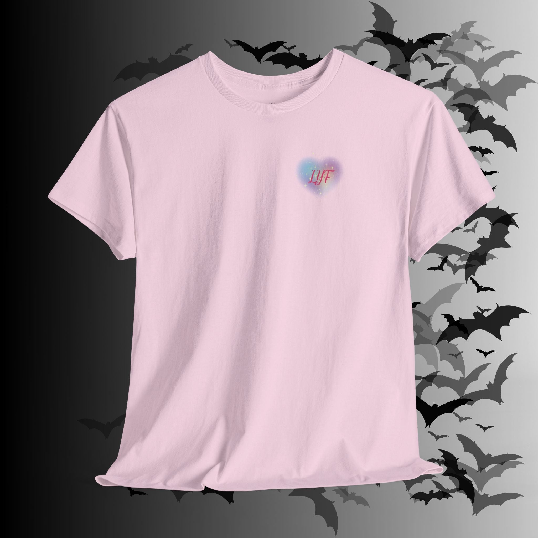 "Love You Forever" Gothic Skeleton Couples T-Shirt — Goth Valentine's Day Matching Tee