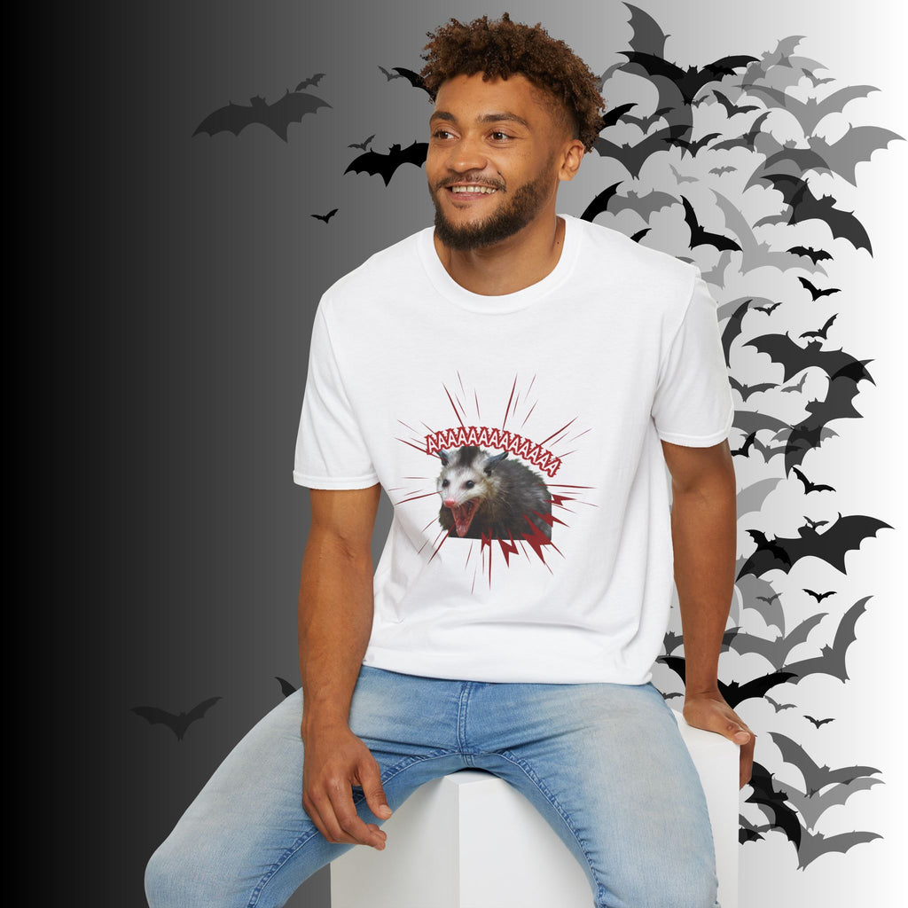 "AAAAAAAAAAAA" Screaming Possum T-Shirt — Edgy Humor Tee