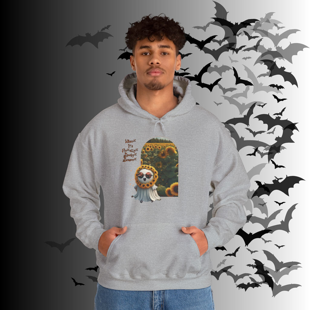 Summerween Ghost Hoodie — When It's Finally Spooky Season Pullover