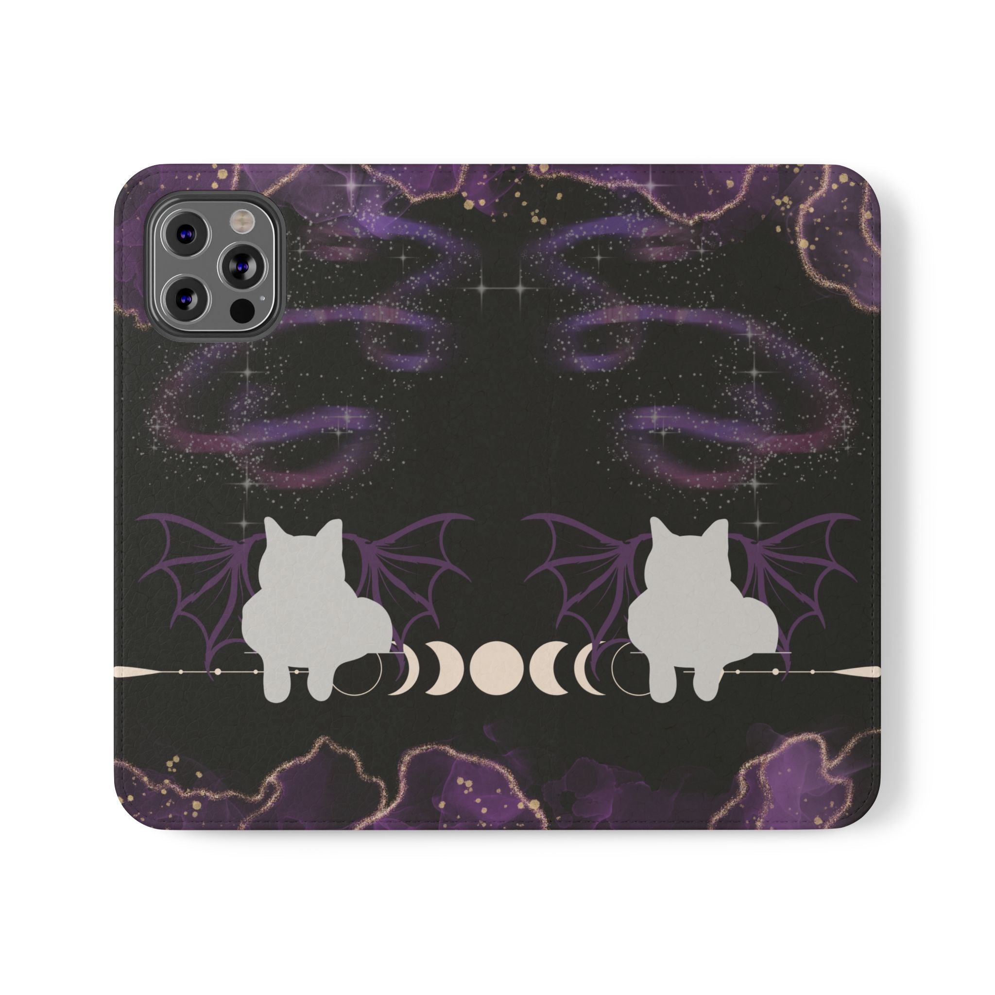 Copy of Goth Botanical Flip Wallet Case for iPhone and Samsung Galaxy Phones